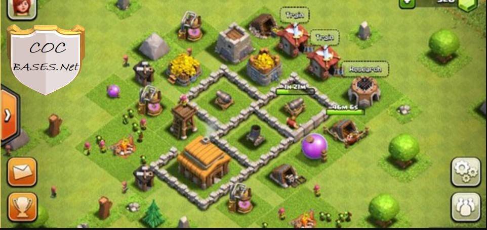 clash of clans th3 layout copy link