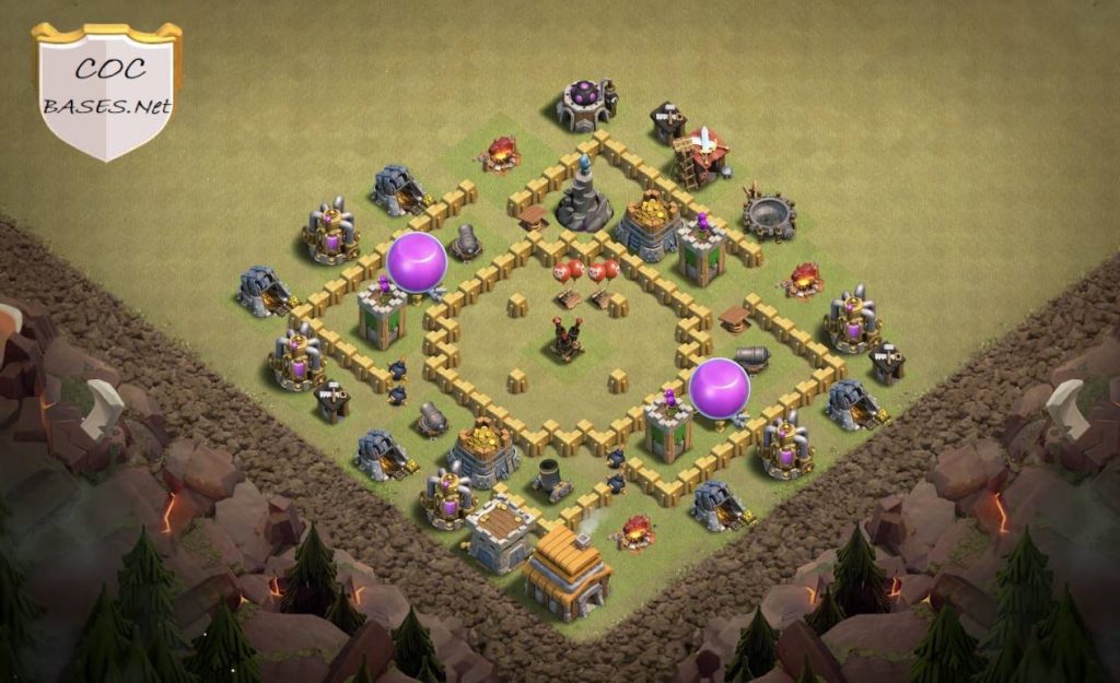 clash of clans th5 base copy link