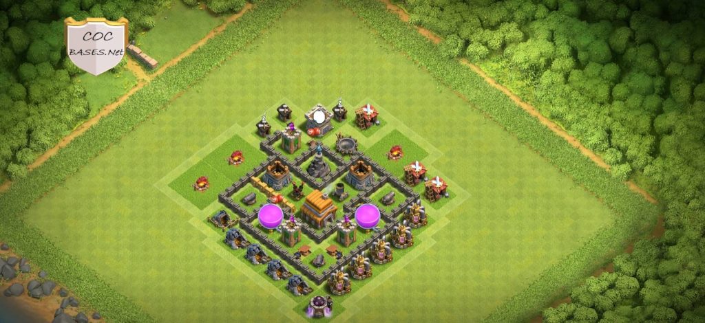 clash of clans th5 farming base copy link