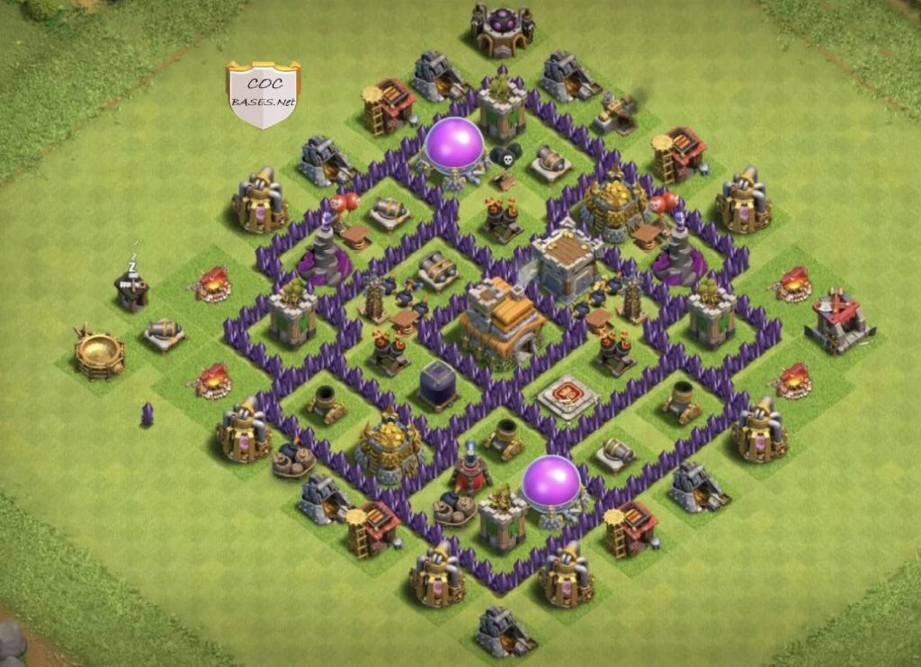 clash of clans th7 base anti everything
