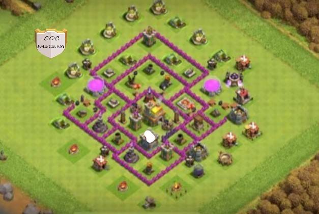 clash of clans th7 map link