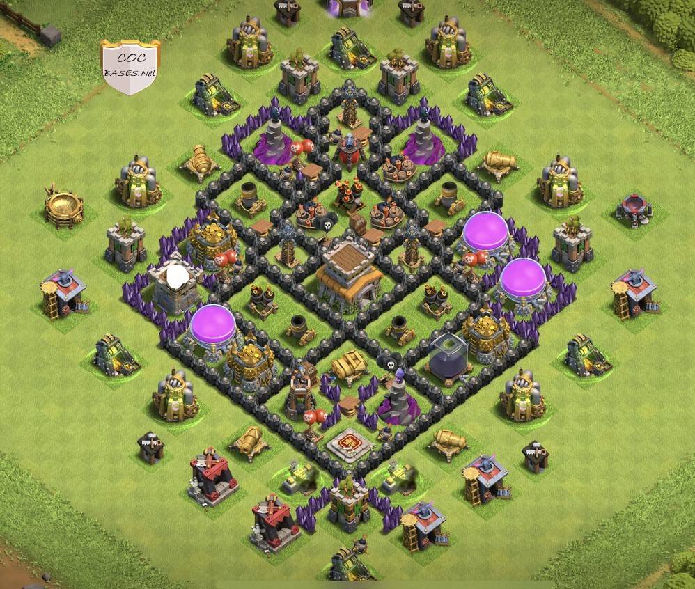 clash of clans th8 map link