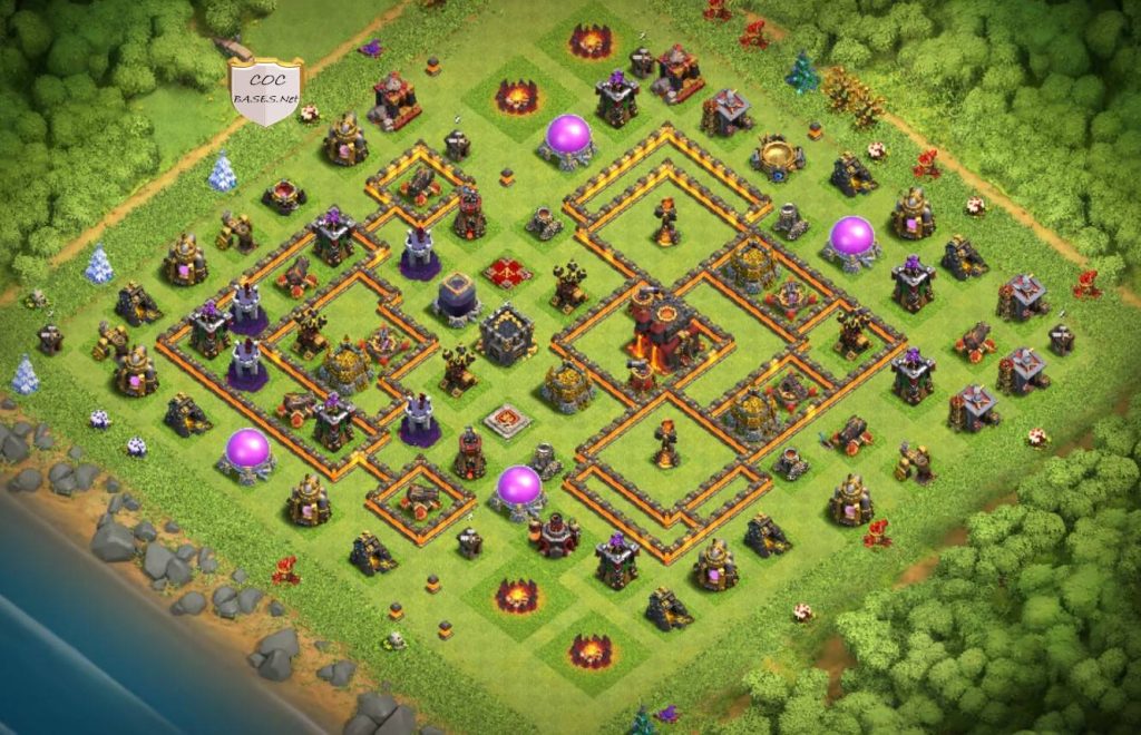 clash of clans town hall 10 trophy layout copy link