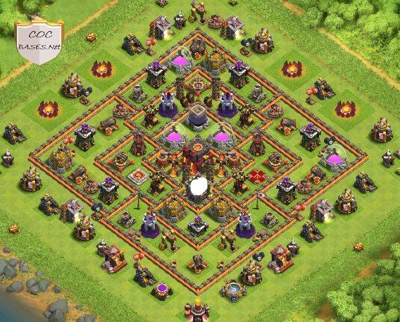 clash of clans town hall 10 trophy pushing layout picture download
