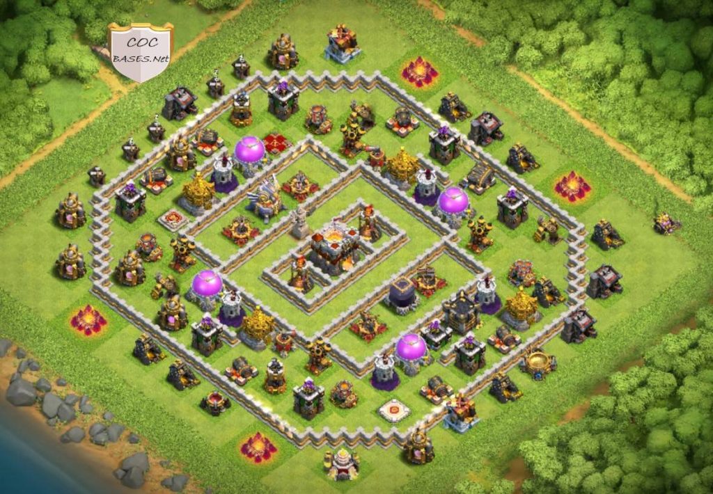 clash of clans town hall 11 farming base