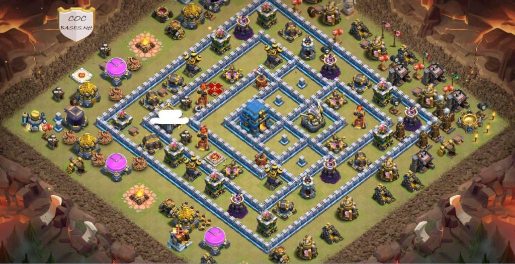 clash of clans town hall 12 trophy base
