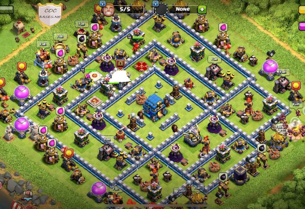 clash of clans town hall 12 trophy base 2023