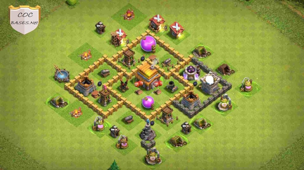 clash of clans town hall 5 base link