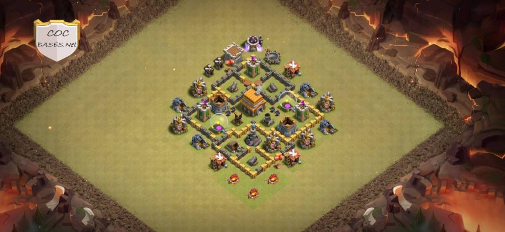 clash of clans town hall 5 farming base