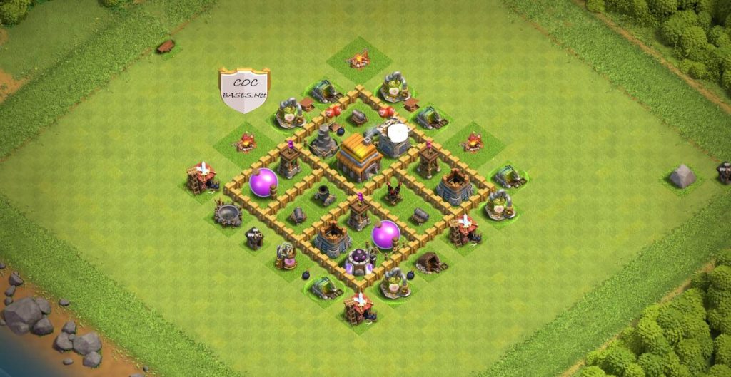 clash of clans town hall 5 farming base link