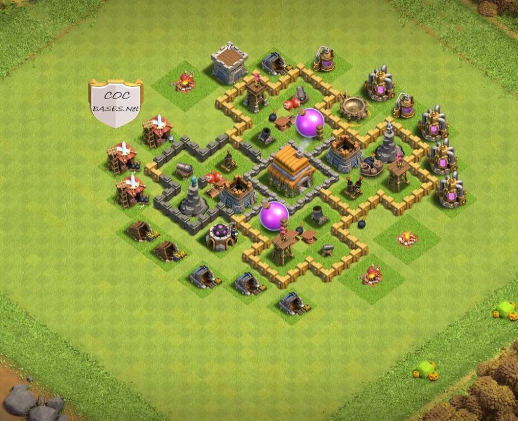 clash of clans town hall 6 hybrid base link