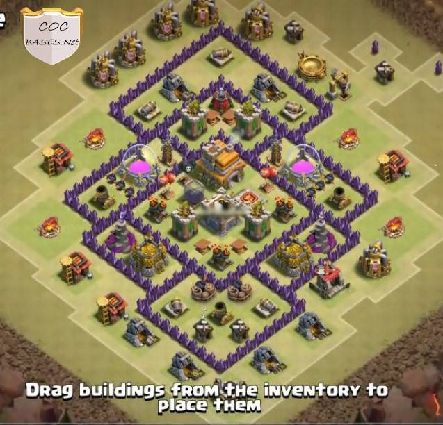 clash of clans town hall 7 farming base