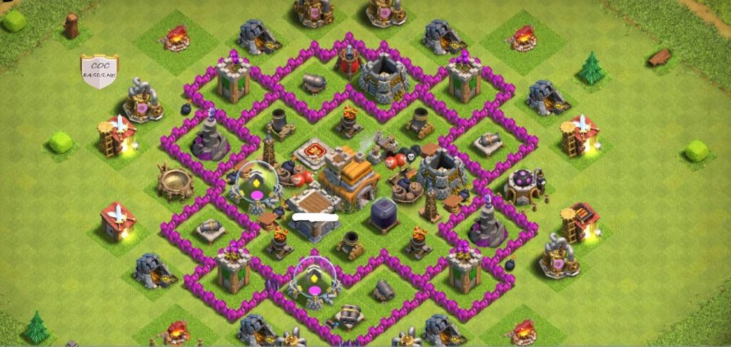 clash of clans town hall 7 trophy base link