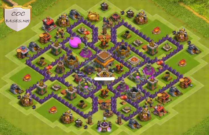 clash of clans town hall 8 farming base layout