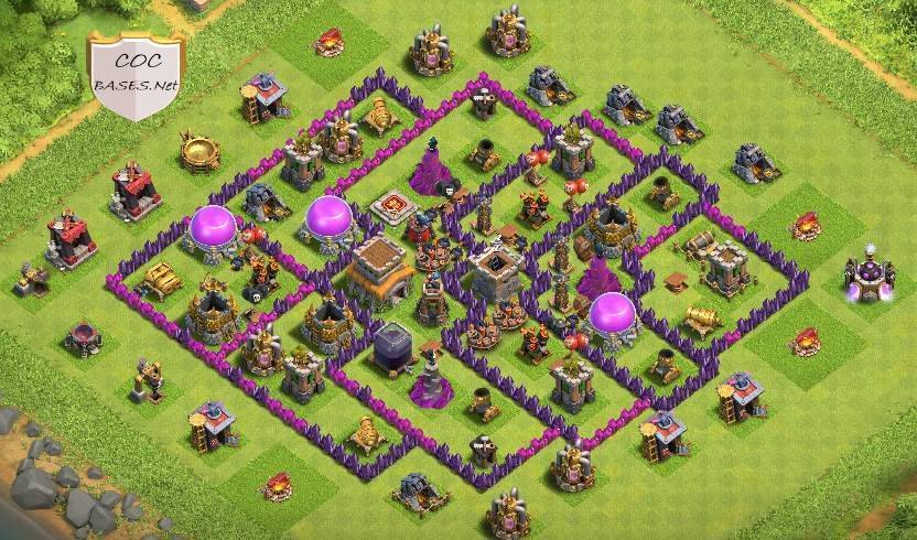 clash of clans town hall 8 trophy base