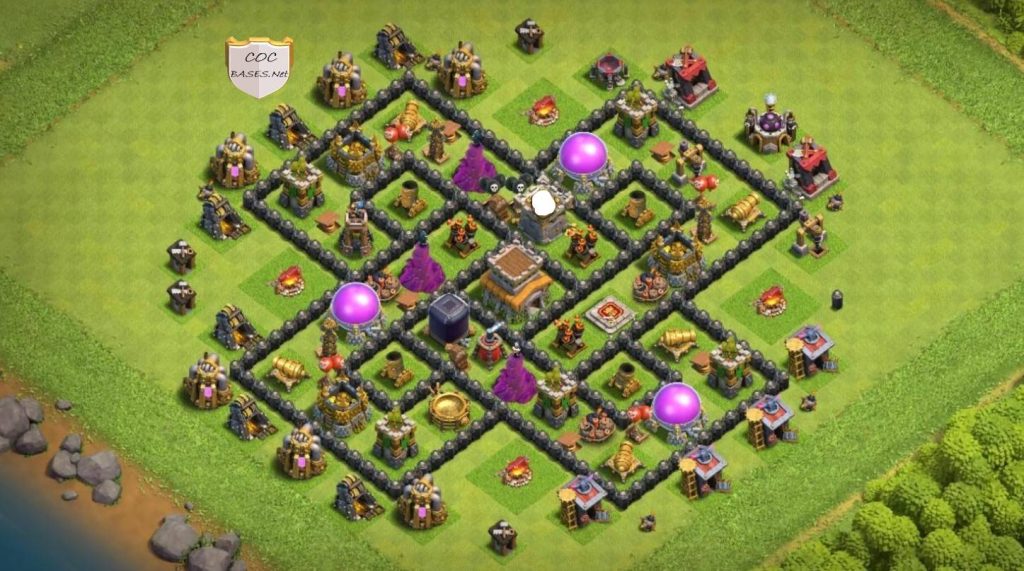 clash of clans trophy best town hall 8 base