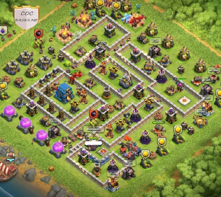 clash of clans war the best town hall 12 base