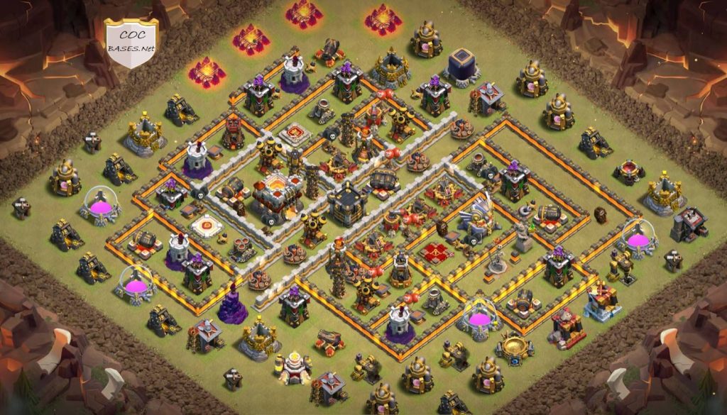 clash of clans war uncommon th11 base