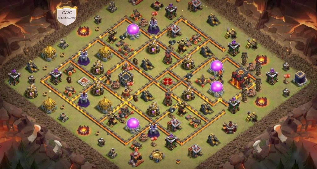 coc th10 new base