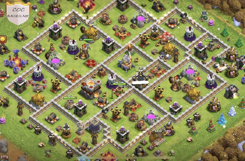 coc th11 base with link