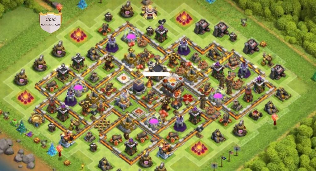 coc th11 trophy base 2023 anti everything