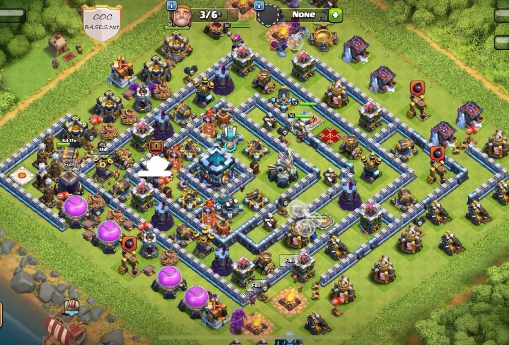 coc th13 new trophy base