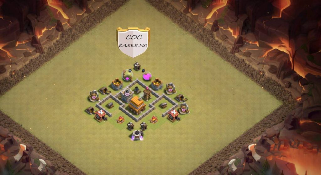 coc th3 base copy link anti 2 stars