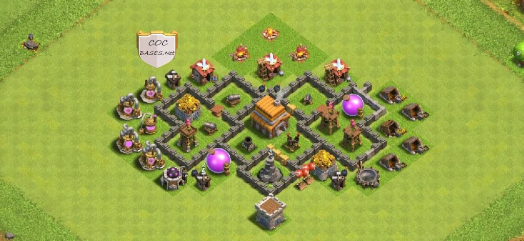 coc th5 base layout link