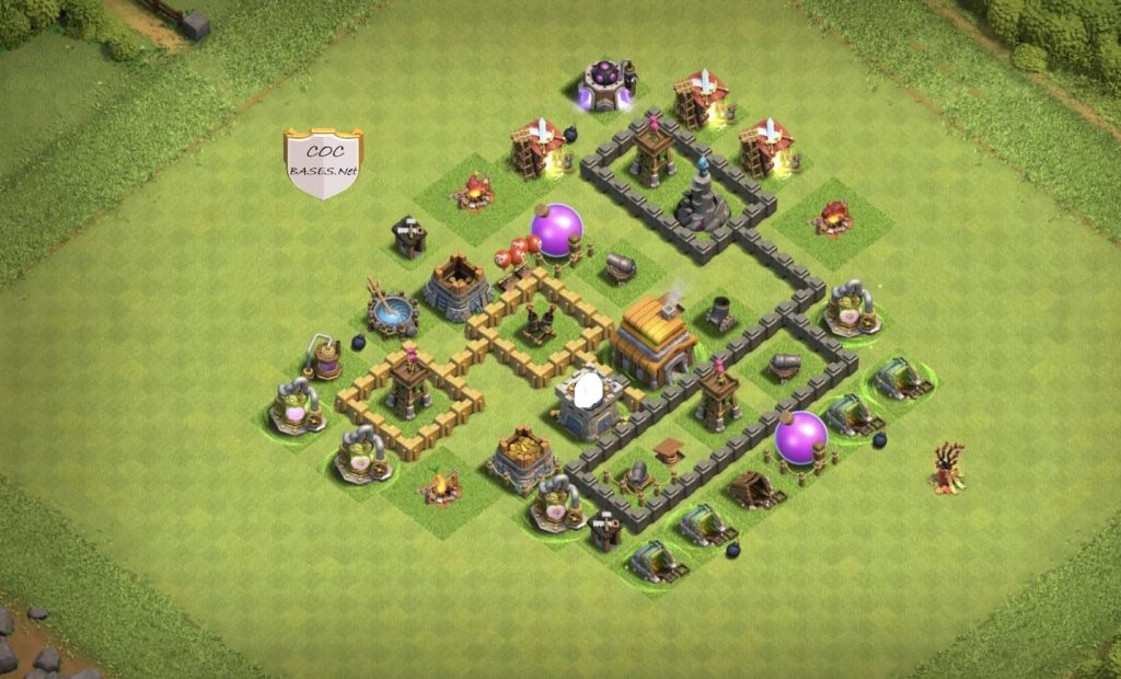 coc th5 new base