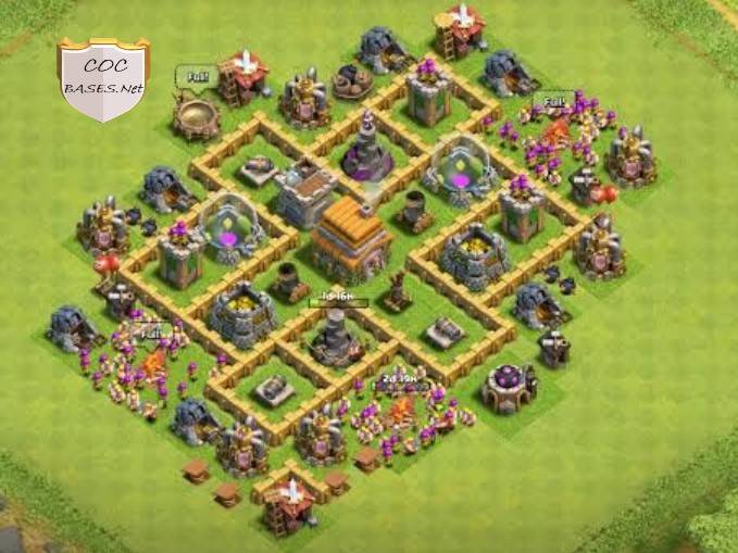 coc th5 village links for clan hybrid league