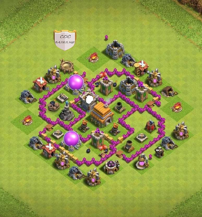 coc th6 hybrid base design