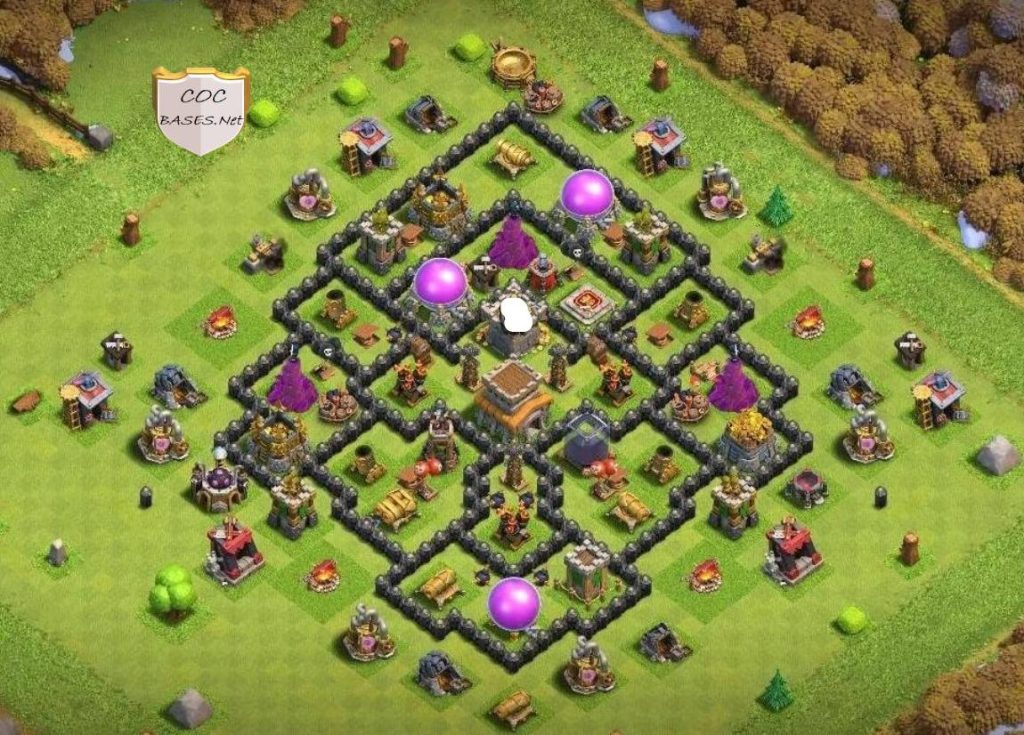 coc th8 base