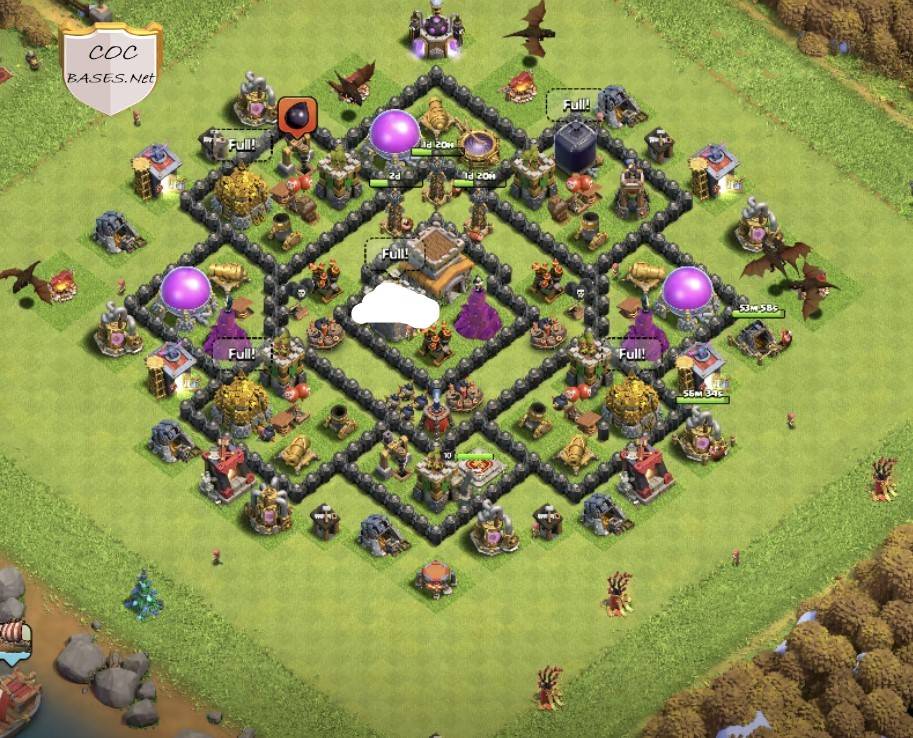 coc th8 base copy link