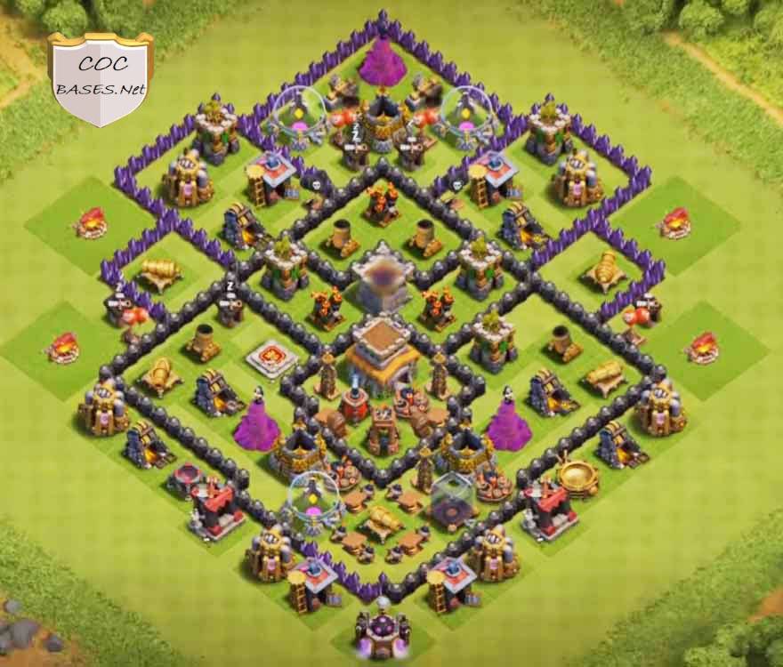 coc th8 new trophy base