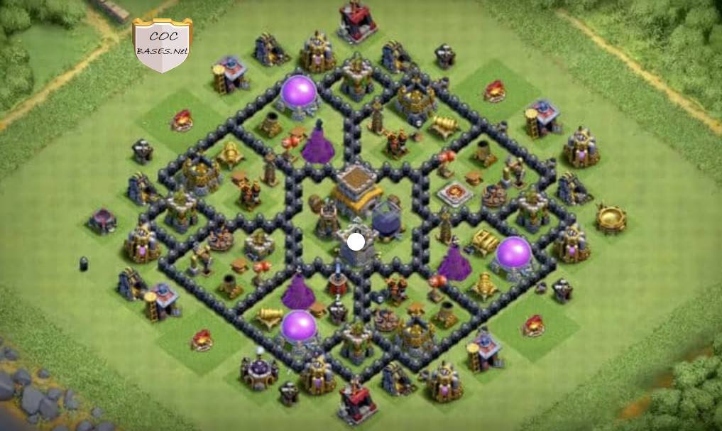 coc th8 village links for clan war league