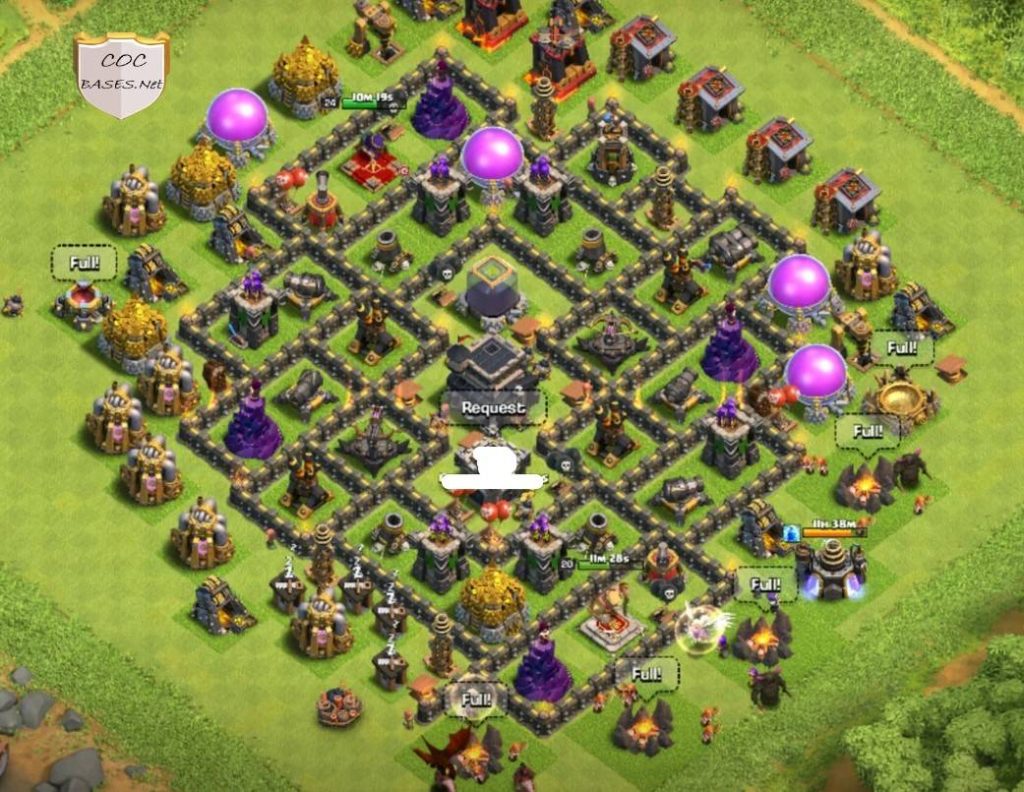 coc th9 new trophy base