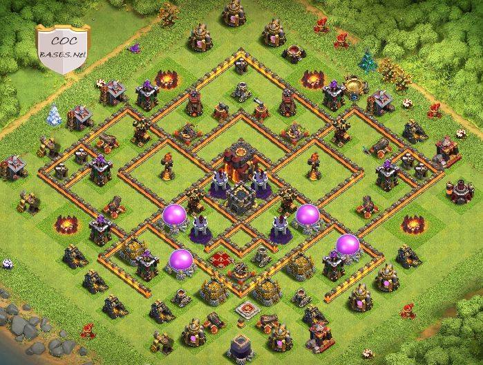 coc town hall 10 trophy pushing layout pic download