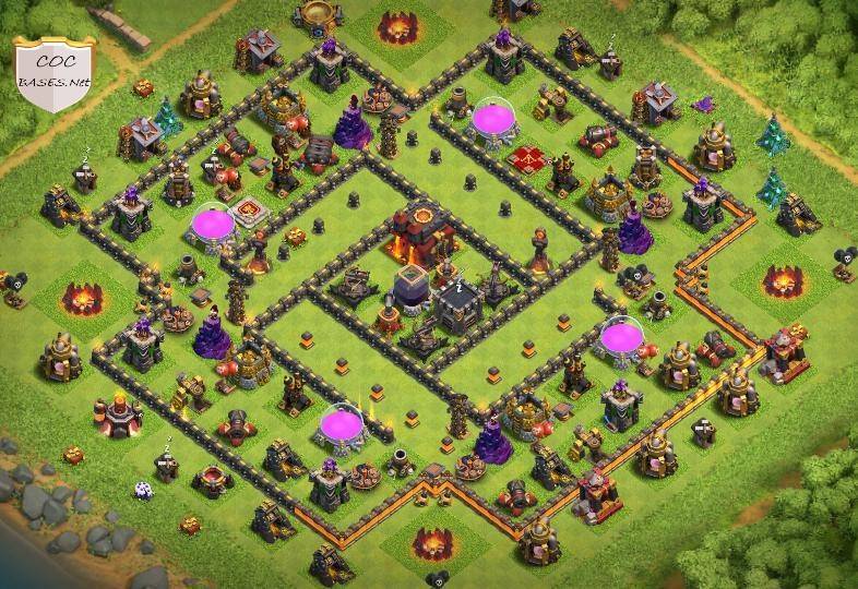 coc town hall 10 trophy pushing layout picture download