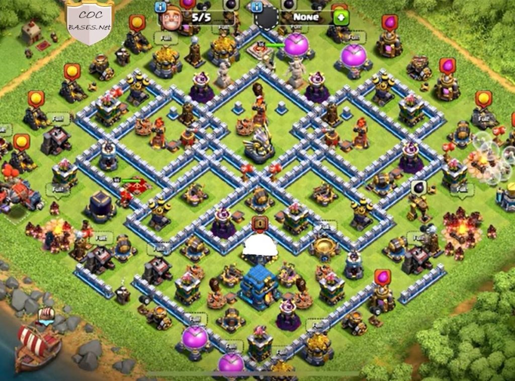 coc town hall 12 base