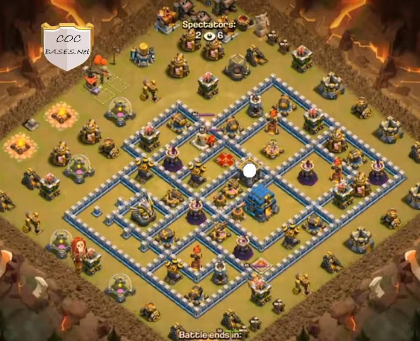 coc town hall 12 base design