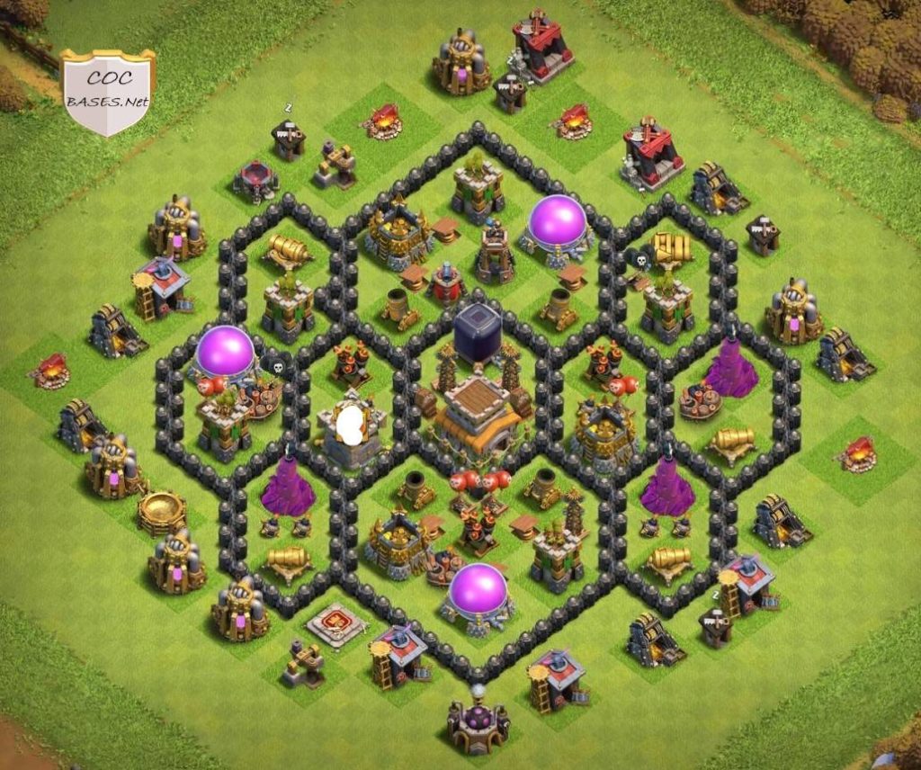 coc town hall 8 base design