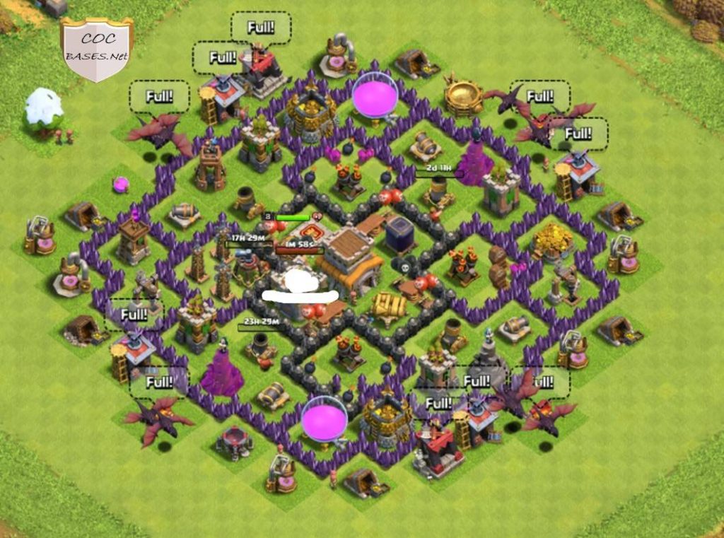 coc trophy pushing undefeated th8 base