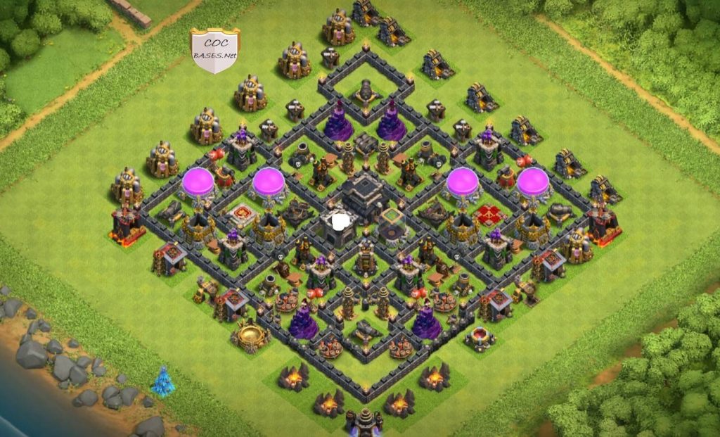 coc trophy town hall 9 base clash of clans