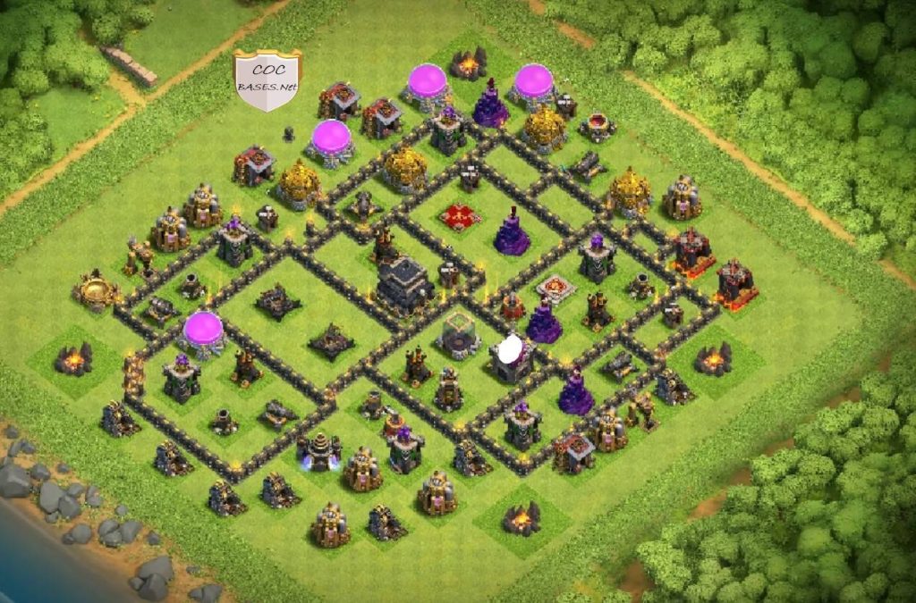 coc trophy town hall 9 base copy link