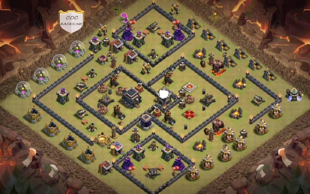 coc trophy town hall 9 base link
