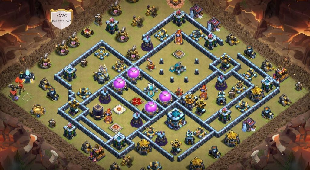coc trophy unbeatable th13 base anti everything