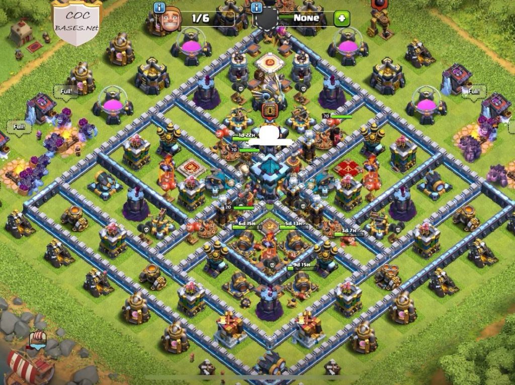 coc trophy unbeatable th13 base with link