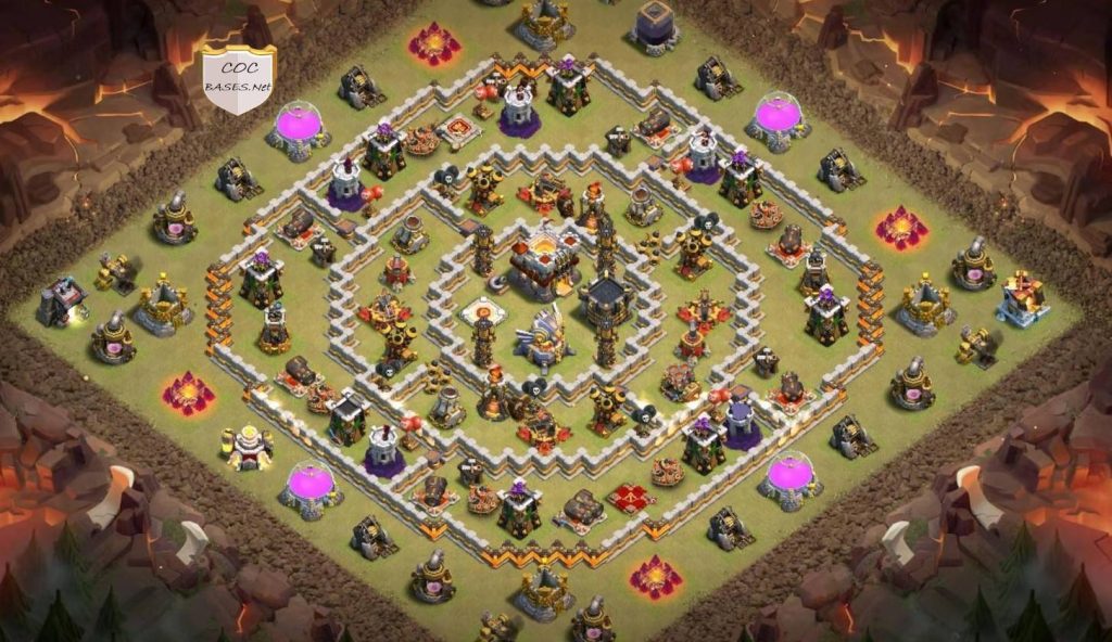 coc war town hall 11 base layout and links