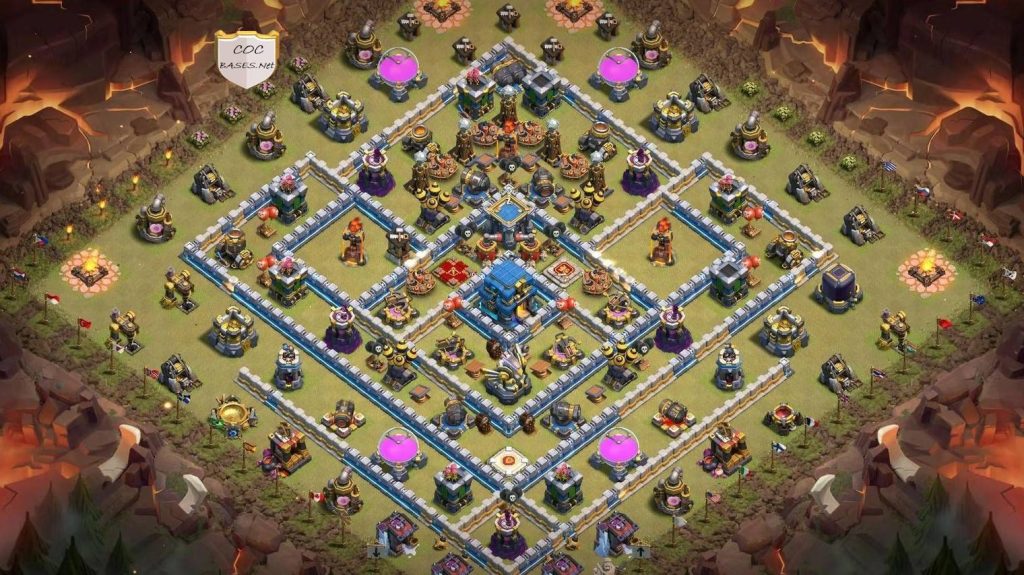 coc war town hall 12 base link