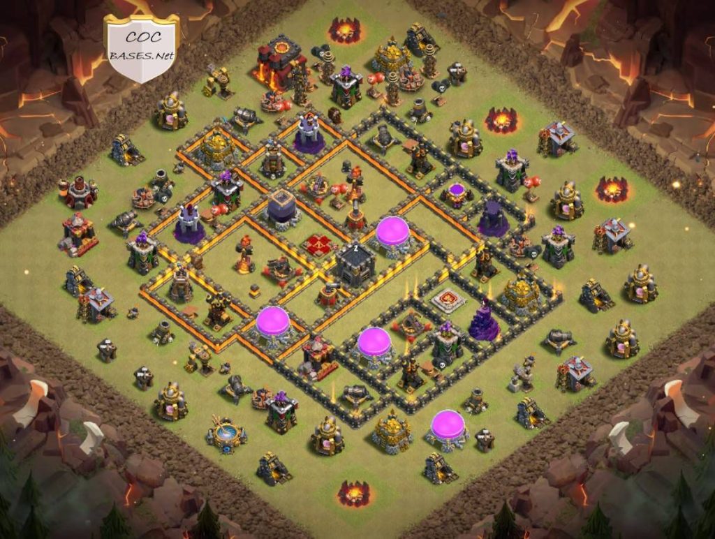 excellent town hall 10 war layout link